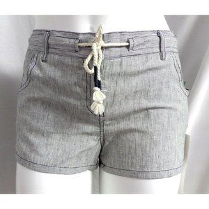 NWT MIMI CHICA BY NORDSTROM NAVY BLACK/TAN STRIPED CASUAL SHORTS SIZE: S
